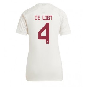 Bayern Munich Matthijs de Ligt #4 Tredje Tröja Dam 2023-24 Kortärmad